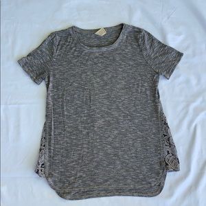 Faded Glory Shirt with Lace